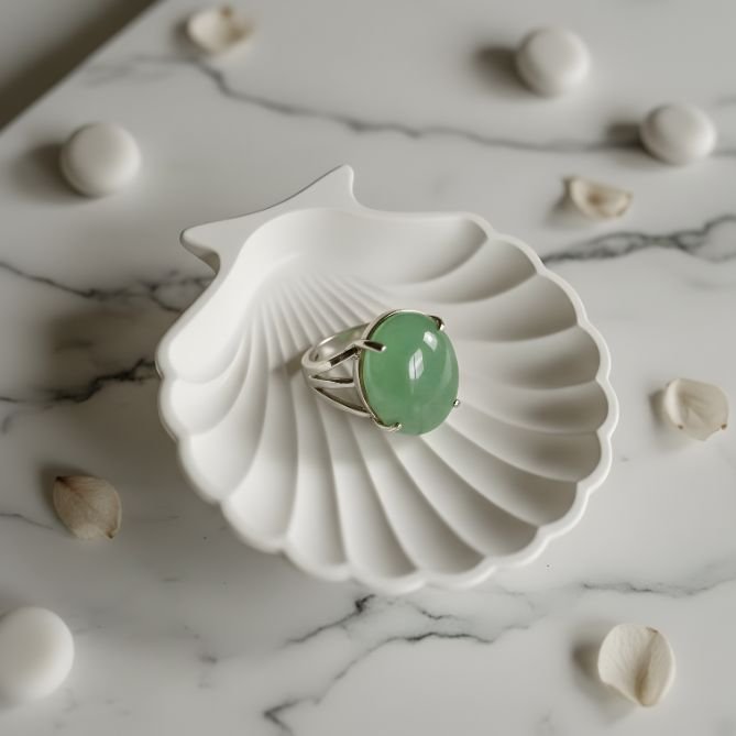 Green Aventurine Ring