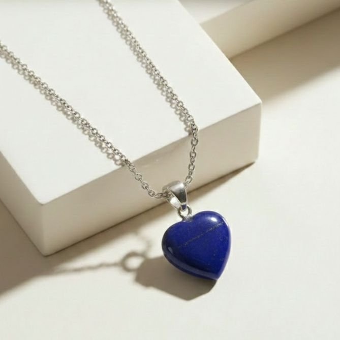 Lapis Lazuli Heart Pendant