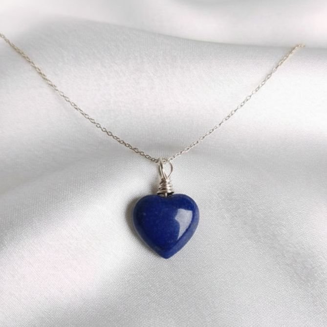 Lapis Lazuli Heart Pendant